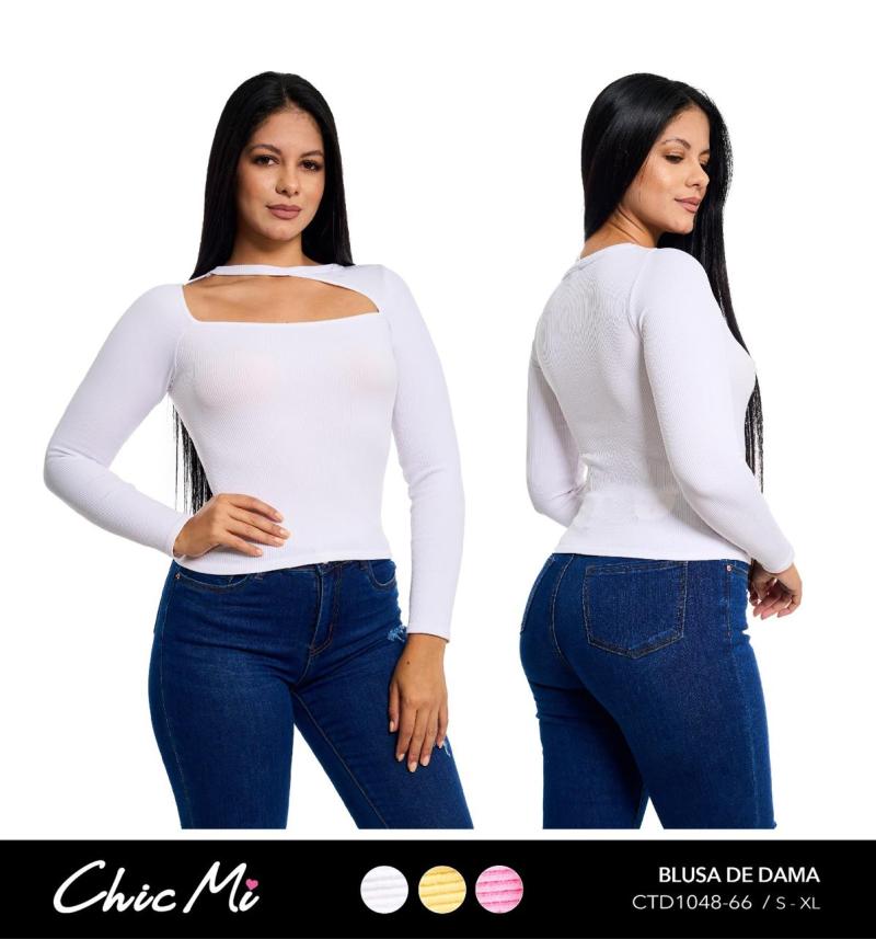 Blusa manga larga